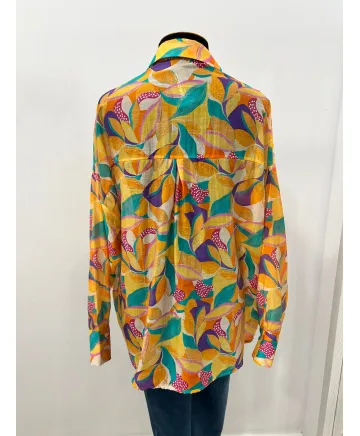 Camisa estampada Zen - Ropa tallas grandes mujer moderna