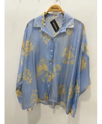 Camisa estampada Zen - Ropa tallas grandes mujer moderna