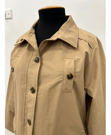 Parka impermeable Blanc - Ropa tallas grandes mujer moderna