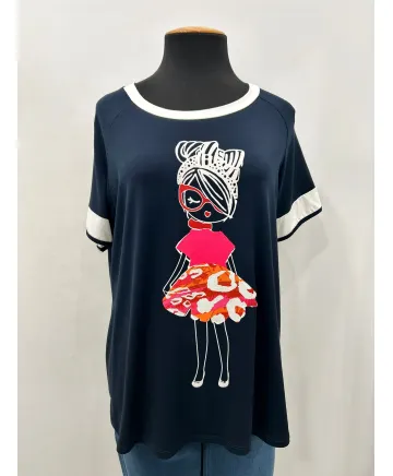 Camiseta niña Wendy - Ropa tallas grandes mujer moderna