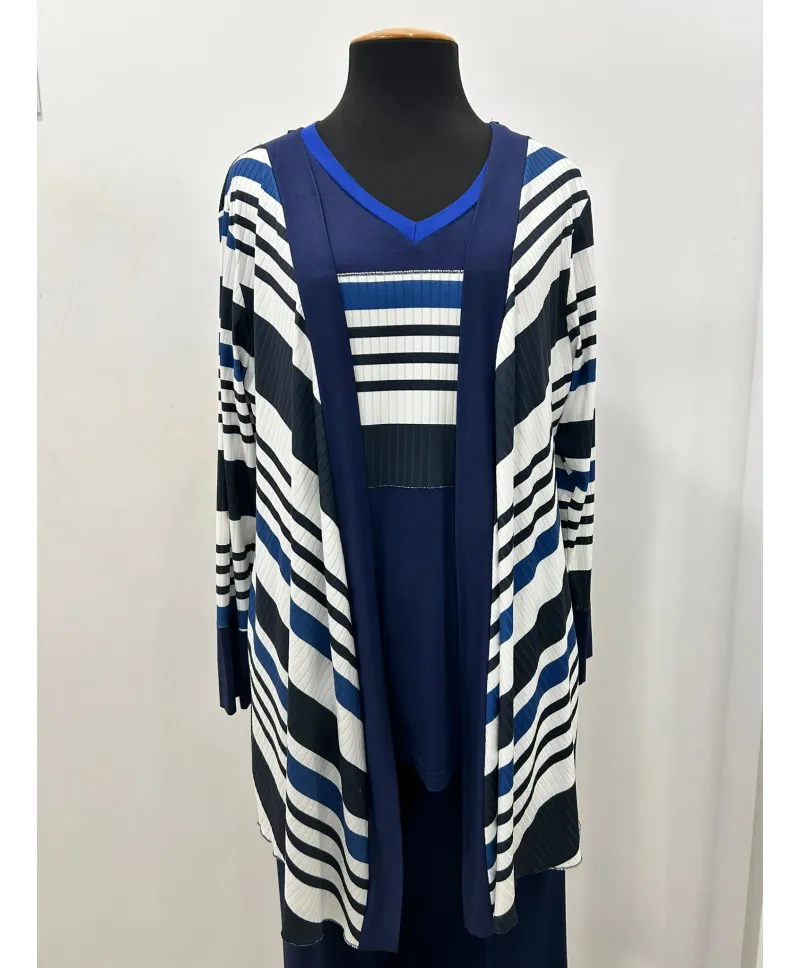 Chaqueta azul Marina - Ropa tallas grandes mujer moderna