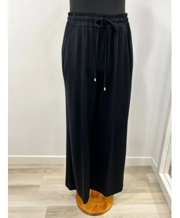 Pantalon negro Malibu - Ropa tallas grandes mujer moderna