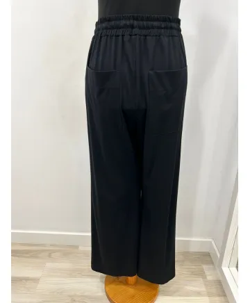 Pantalon negro Malibu - Ropa tallas grandes mujer moderna