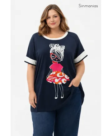 Camiseta niña Wendy - Camisetas y Tops Tallas Grandes