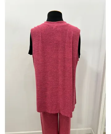 Chaleco fucsia - Ropa tallas grandes mujer moderna
