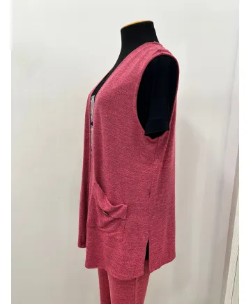 Chaleco fucsia - Ropa tallas grandes mujer moderna
