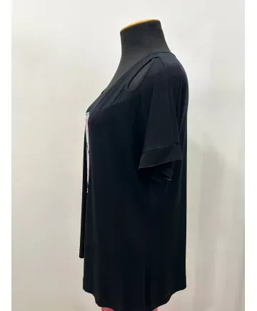 Camiseta agujero Romantic - Ropa tallas grandes mujer moderna