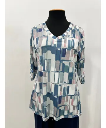 Camiseta pico Atlas - Camisetas y Tops Tallas Grandes