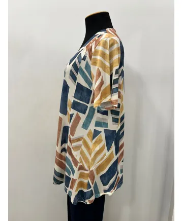 Camiseta larga Africa - Ropa tallas grandes mujer moderna