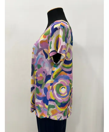 Camiseta pliegue Atenea - Ropa tallas grandes mujer moderna