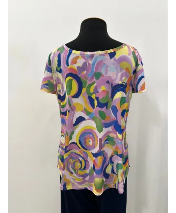 Camiseta pliegue Atenea - Ropa tallas grandes mujer moderna