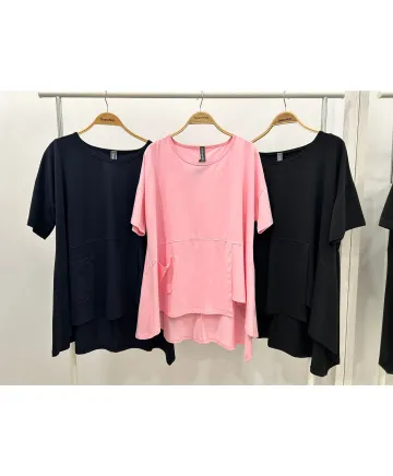 Camiseta escalon Derbi - Ropa tallas grandes mujer moderna