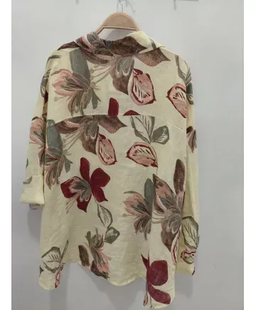 Camisa flores Piramide - Camisas Tallas Grandes