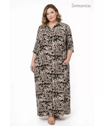 Vestido camisero Maya - Vestidos Tallas Grandes