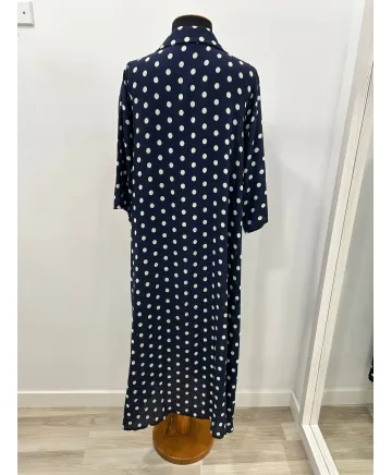 Vestido camisero Topo - Ropa tallas grandes mujer moderna