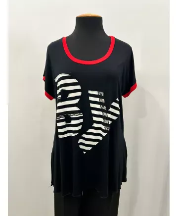 Camiseta larga By - Ropa tallas grandes mujer moderna