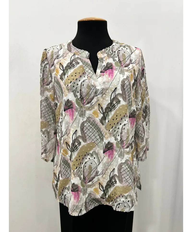 Blusa plumeti Sargantana - Ropa tallas grandes mujer moderna