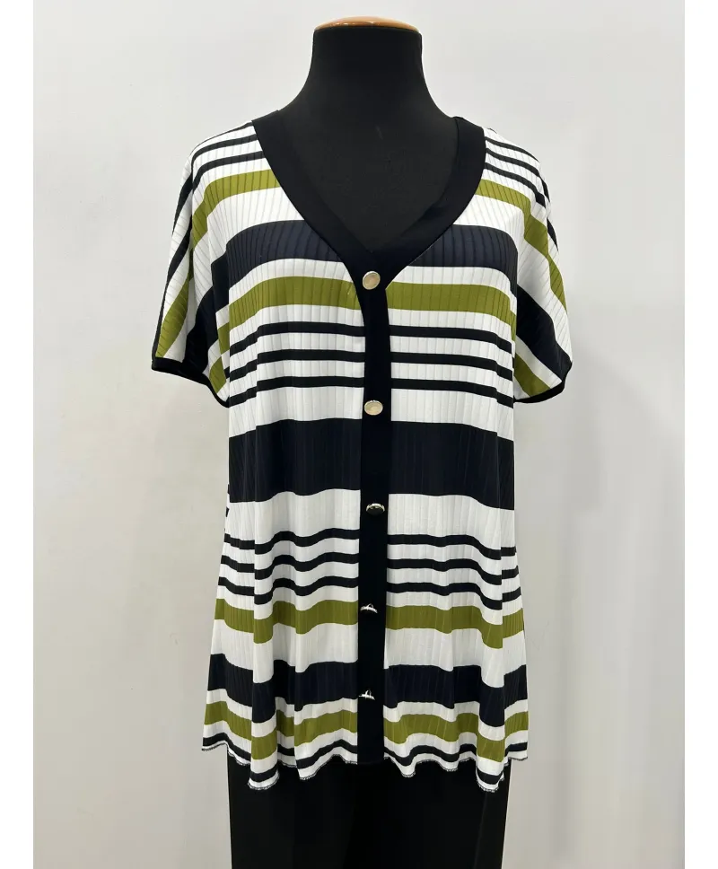 Camiseta botones Lasarte - Camisetas y Tops Tallas Grandes