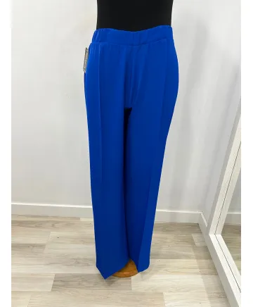Pantalon azul Kioto - Ropa tallas grandes mujer moderna