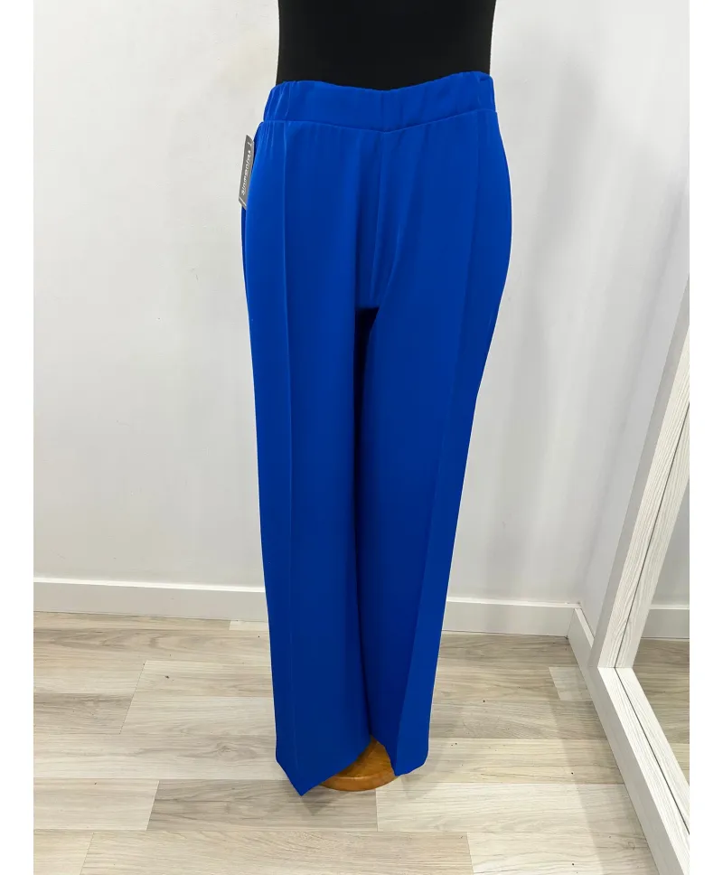 Pantalon azul Kioto - Ropa tallas grandes mujer moderna