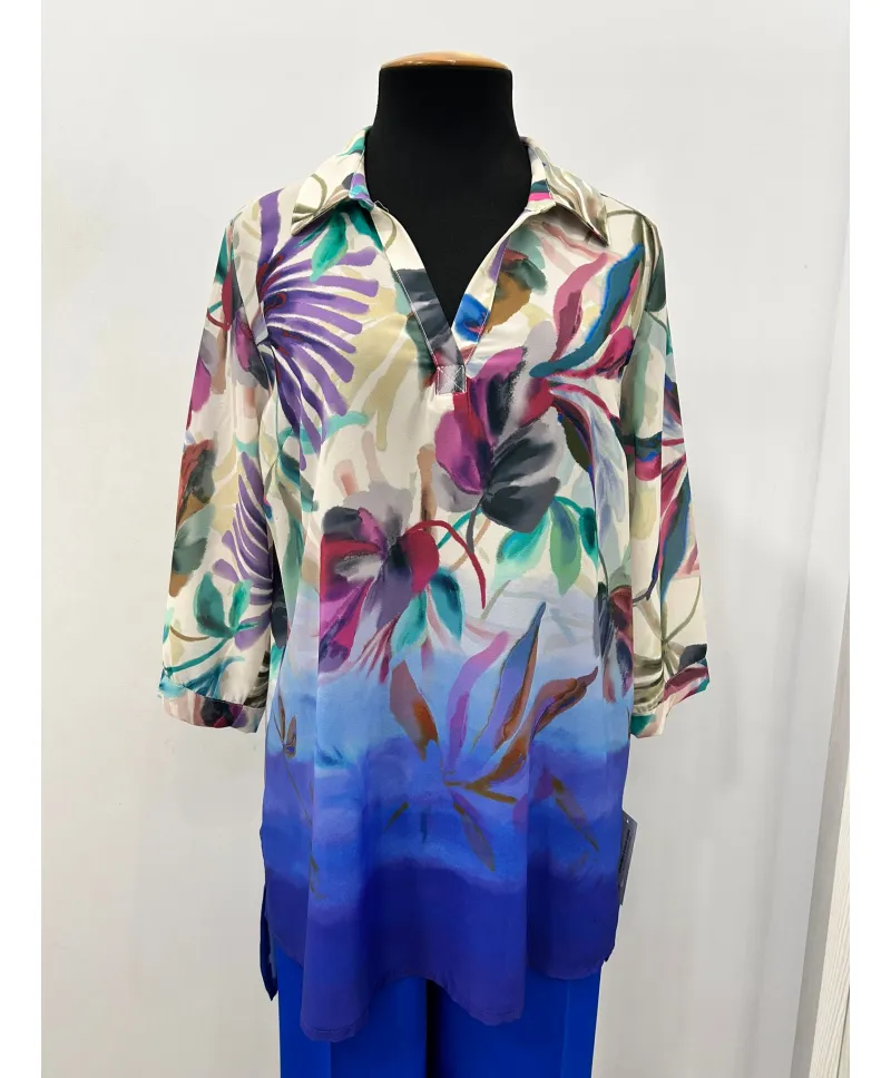 Blusón estampado Tai - Ropa tallas grandes mujer moderna