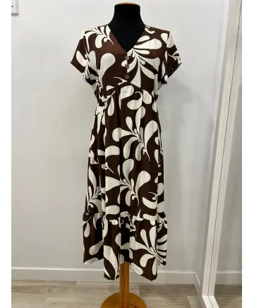 Vestido volante Almirante - Ropa tallas grandes mujer moderna