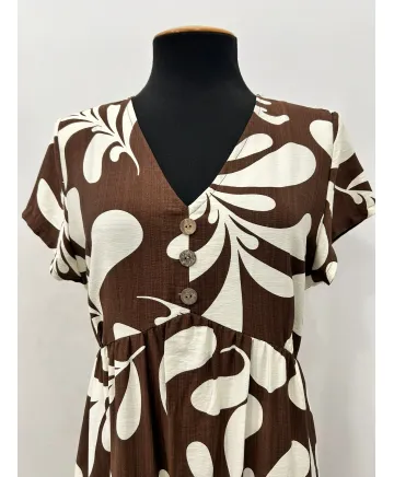 Vestido volante Almirante - Ropa tallas grandes mujer moderna