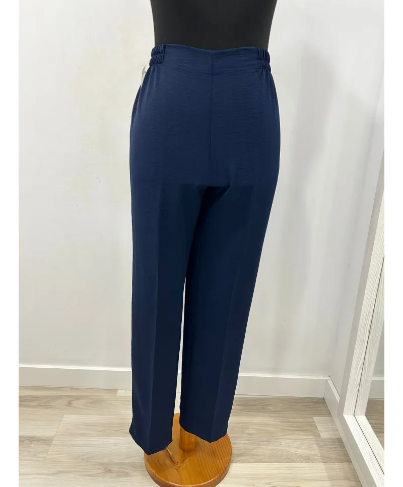 Pantalon marino Bel - Pantalones Tallas Grandes