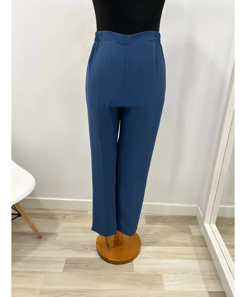 Pantalon azul Bel - Ropa tallas grandes mujer moderna
