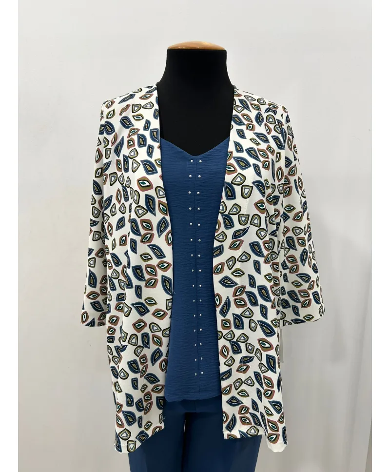 Blusa doble Mirlo - Ropa tallas grandes mujer moderna