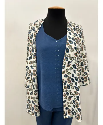 Blusa doble Mirlo - Ropa tallas grandes mujer moderna