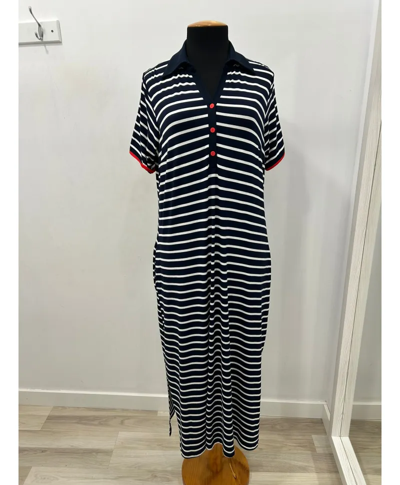 Vestido rayas Mar - Vestidos Tallas Grandes