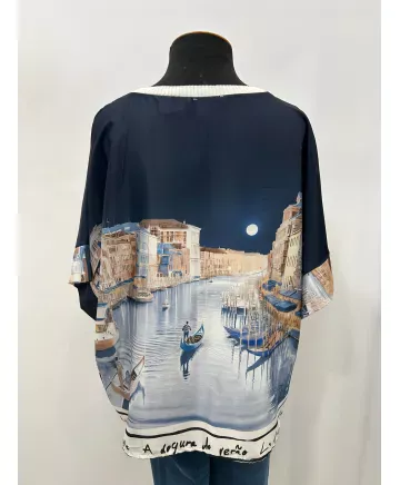 Camiseta saten Venecia - Camisetas y Tops Tallas Grandes