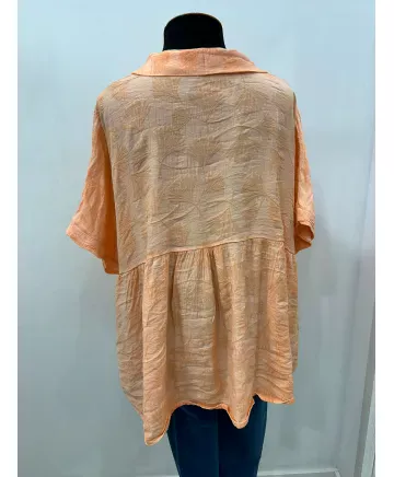 Camisa fruncida Hojas - Camisetas y Tops Tallas Grandes