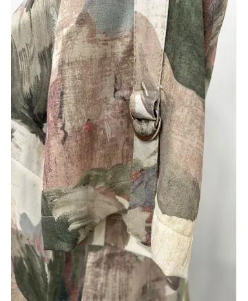 Blusa hebilla Estacion - Ropa tallas grandes mujer moderna