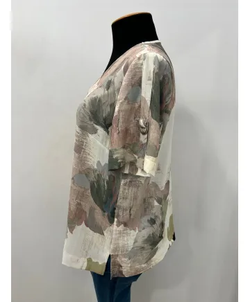 Blusa hebilla Estacion - Ropa tallas grandes mujer moderna