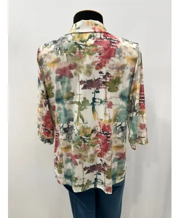 Blusa verde Reina - Blusas Tallas Grandes