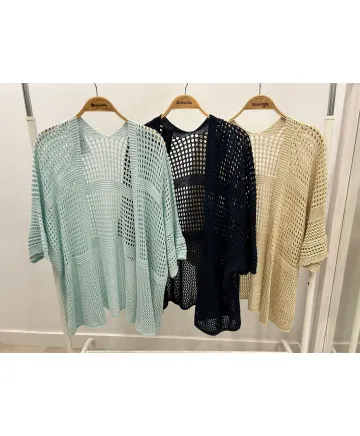 Chaqueta calada Ibiza - Ropa tallas grandes mujer moderna