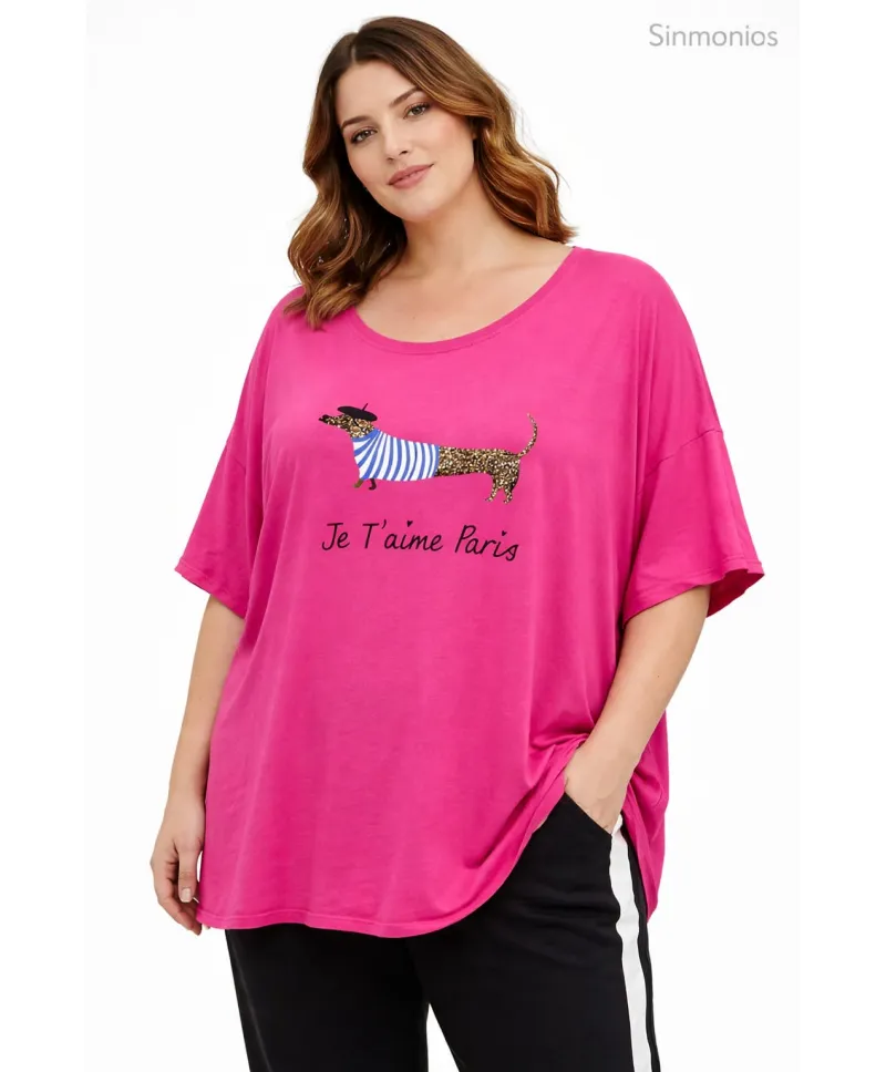 Camiseta basica Teckel - Camisetas y Tops Tallas Grandes