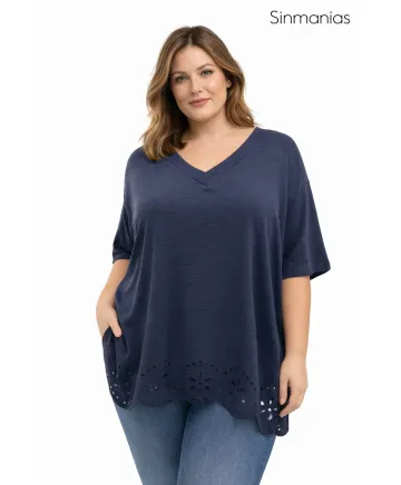 Camiseta troquel  Vela - Camisetas y Tops Tallas Grandes