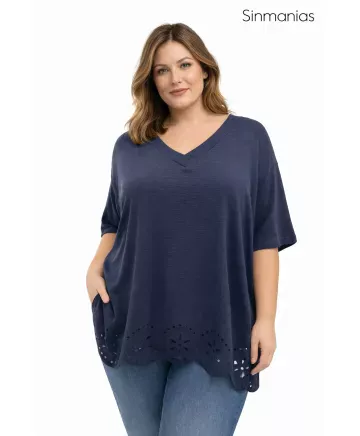 Camiseta troquel  Vela - Camisetas y Tops Tallas Grandes