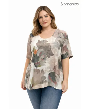 Blusa hebilla Estacion - Camisetas y Tops Tallas Grandes