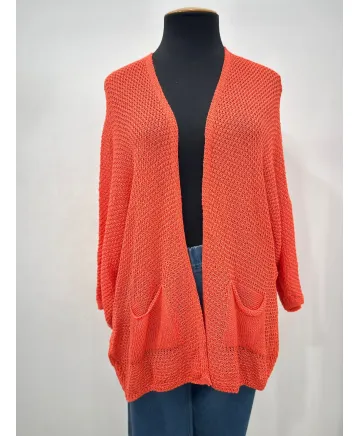 Chaqueta calada Creta - Ropa tallas grandes mujer moderna