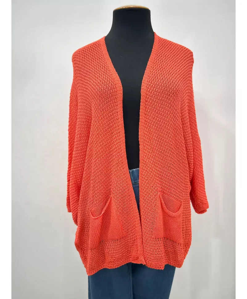 Chaqueta calada Creta - Ropa tallas grandes mujer moderna