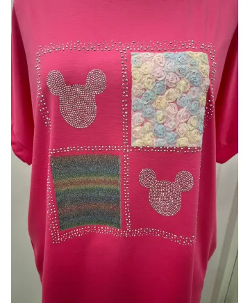 Camiseta strass Walt - Camisetas y Tops Tallas Grandes