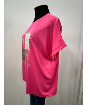 Camiseta strass Walt - Camisetas y Tops Tallas Grandes