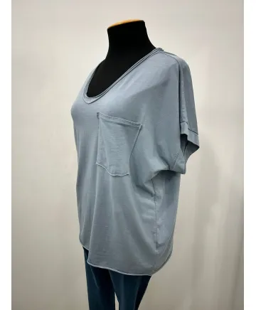 Camiseta bolsillo Palmera - Camisetas y Tops Tallas Grandes