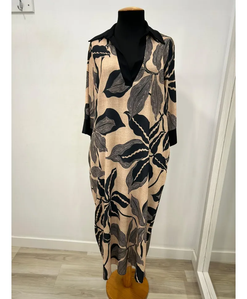 Vestido estampado Flor - Vestidos Tallas Grandes