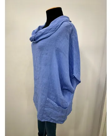 Blusa cuello Aire - Blusas Tallas Grandes