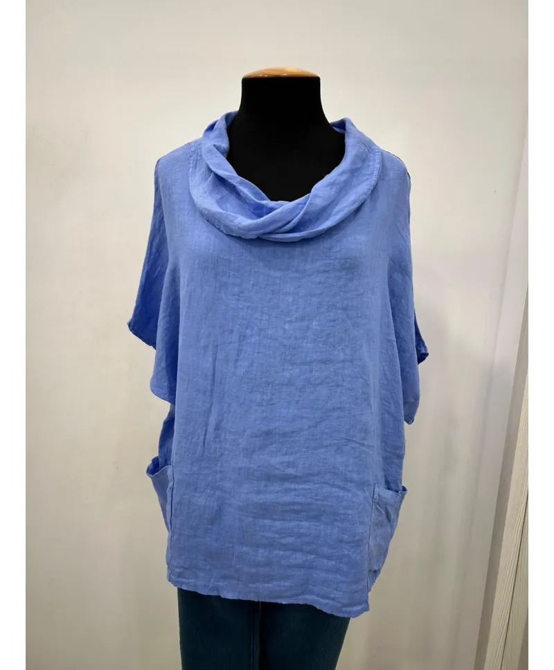 Blusa cuello Aire - Blusas Tallas Grandes